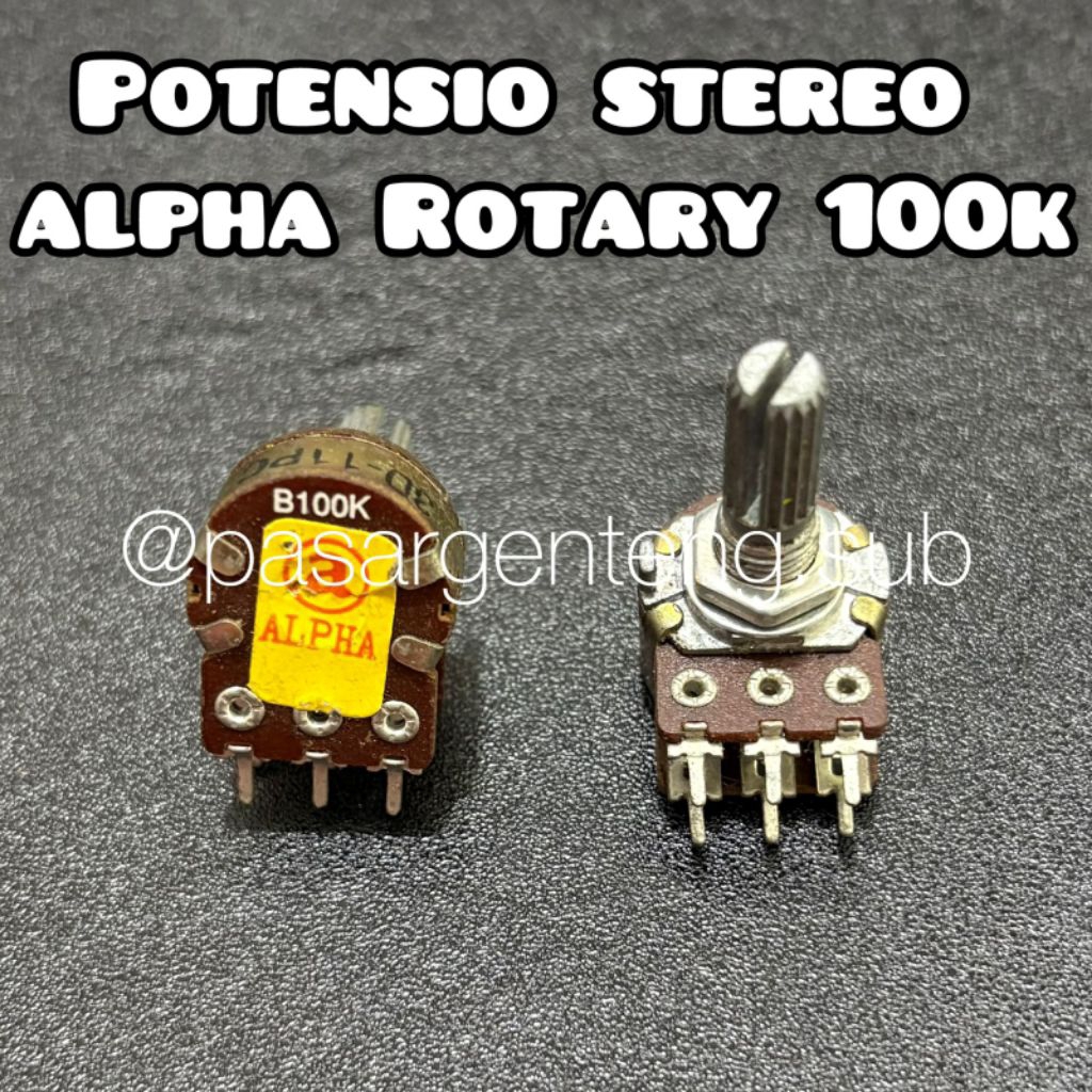 potensio stereo alpha 100k rotary