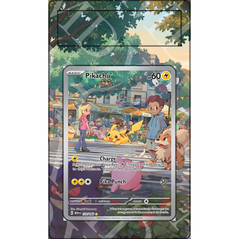 Pikachu #173 Pokemon Scarlet & Violet 151 (Extended Art)