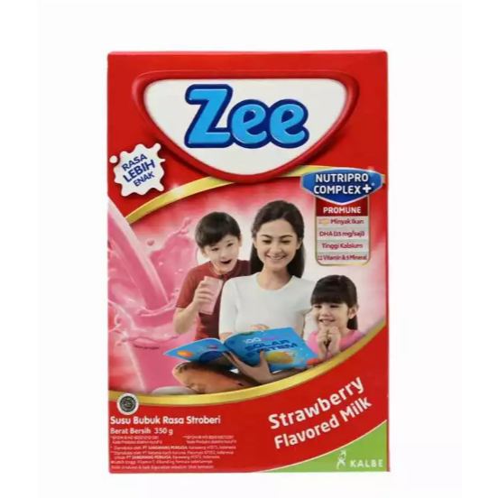 ZEE PLATINUM SUSU ANAK USIA 3-12 TAHUN RASA STRAWBERRY 350 GRAM DUS