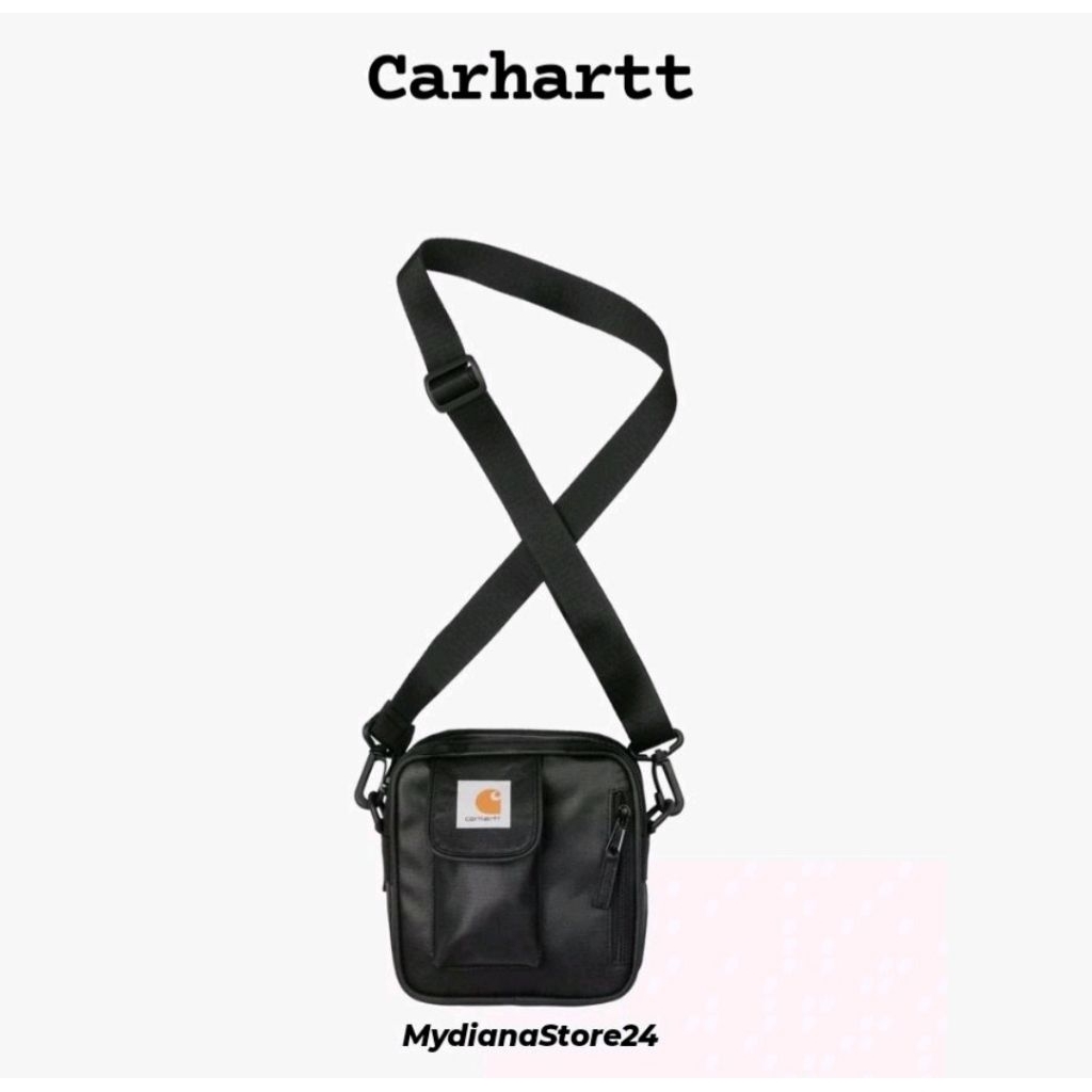 CARHARTT - CARHARTT DEAN ESSENTIALS BAG - BLACK