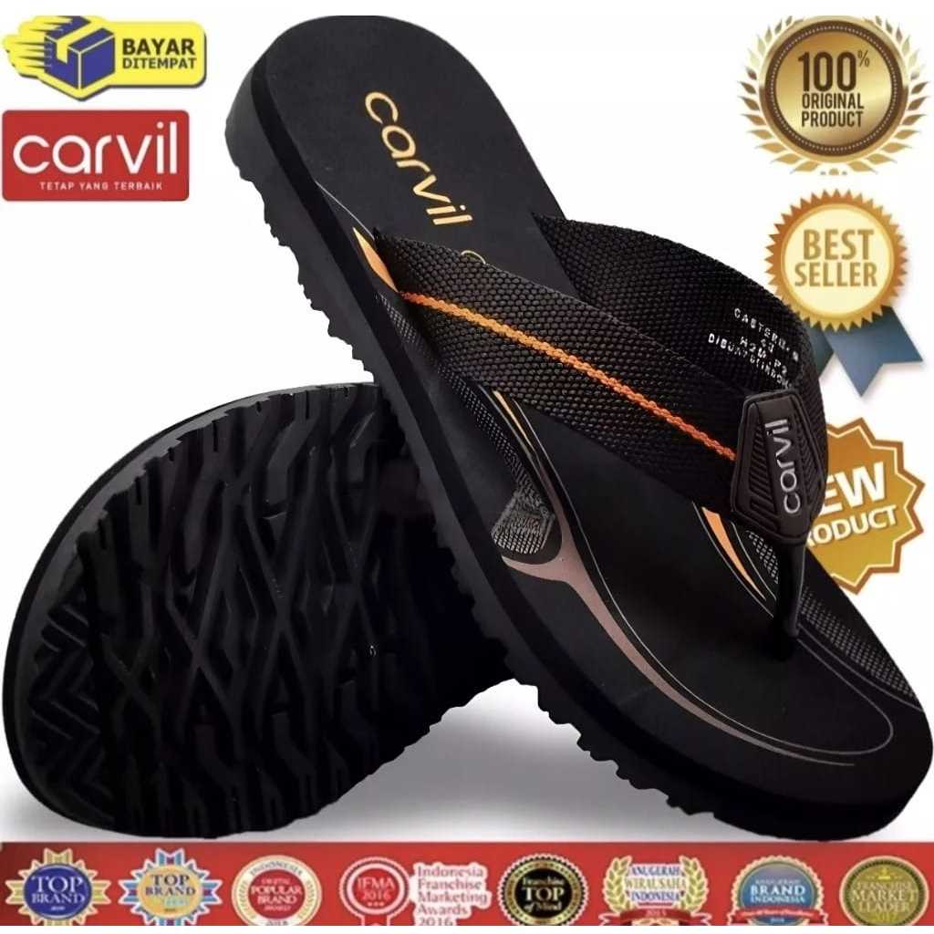 PROMO sandal CARVIL pria dewasa & anak . sandal jepit cowok . sandal