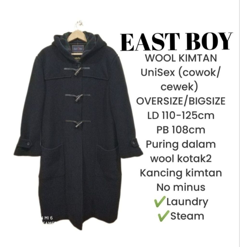 EAST BOY COAT WOOL KIMTAN FOR WINTER