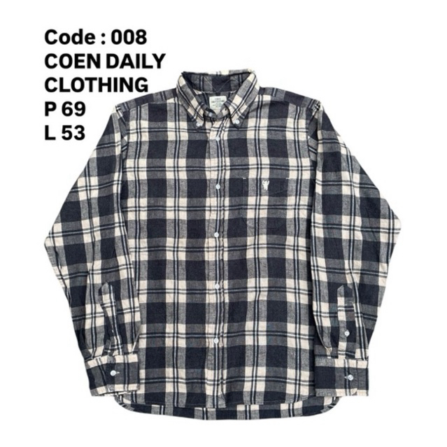 Kemeja Flanel Coen Daily Clothing