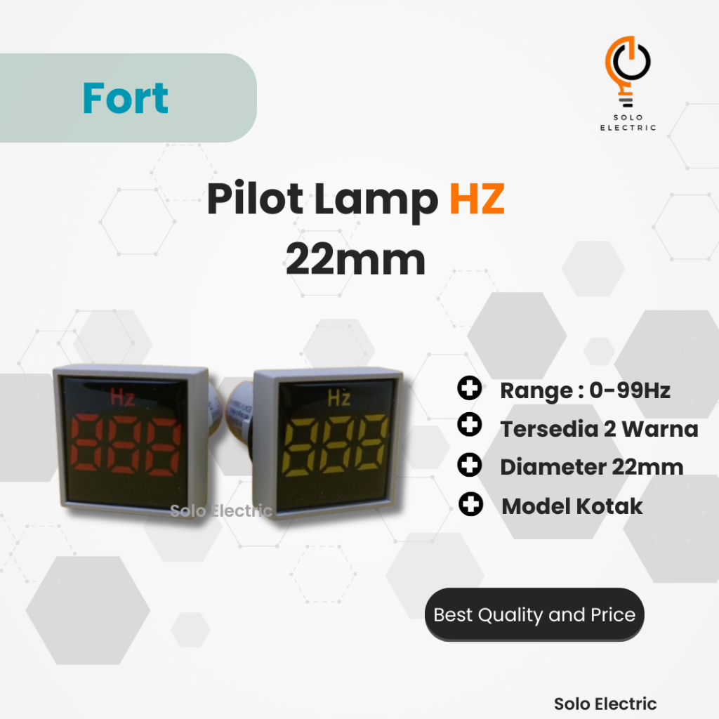 Pilot Lamp / Pilot Hz / Pilot Lamp with Frequency / Pilot Hz Kotak
