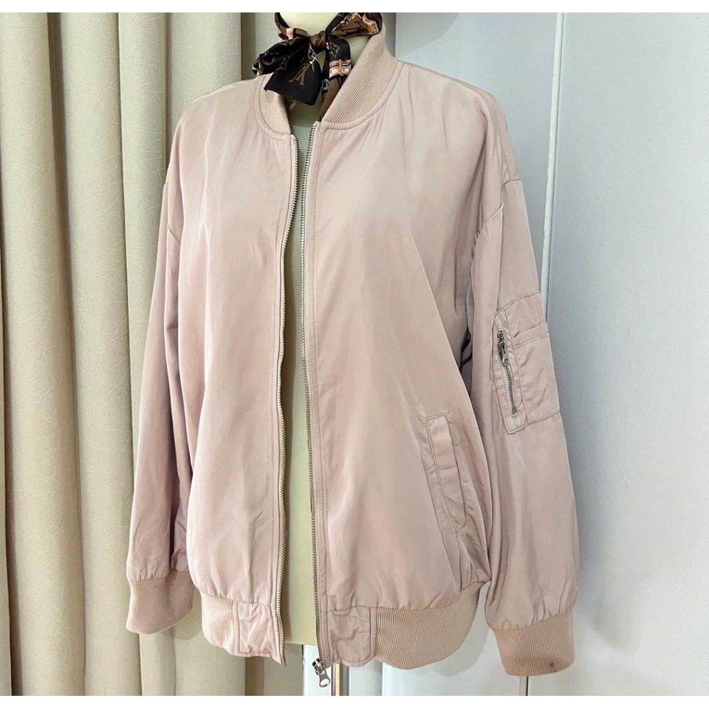 Jaket Boomber Colza Japan Jepang Jacket Outer Baby Pink Super Adem Outfit Sport Olahraga Motor Outdo