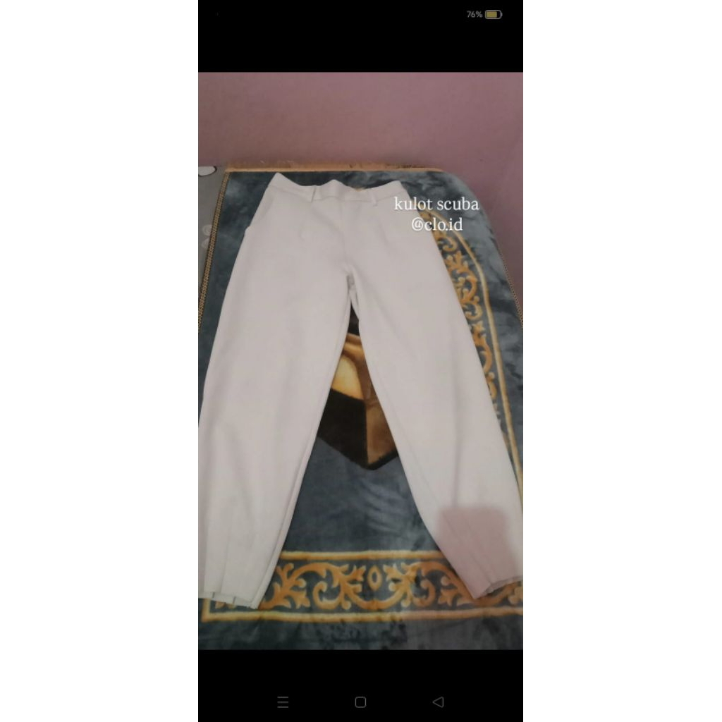 preloved kulot scuba