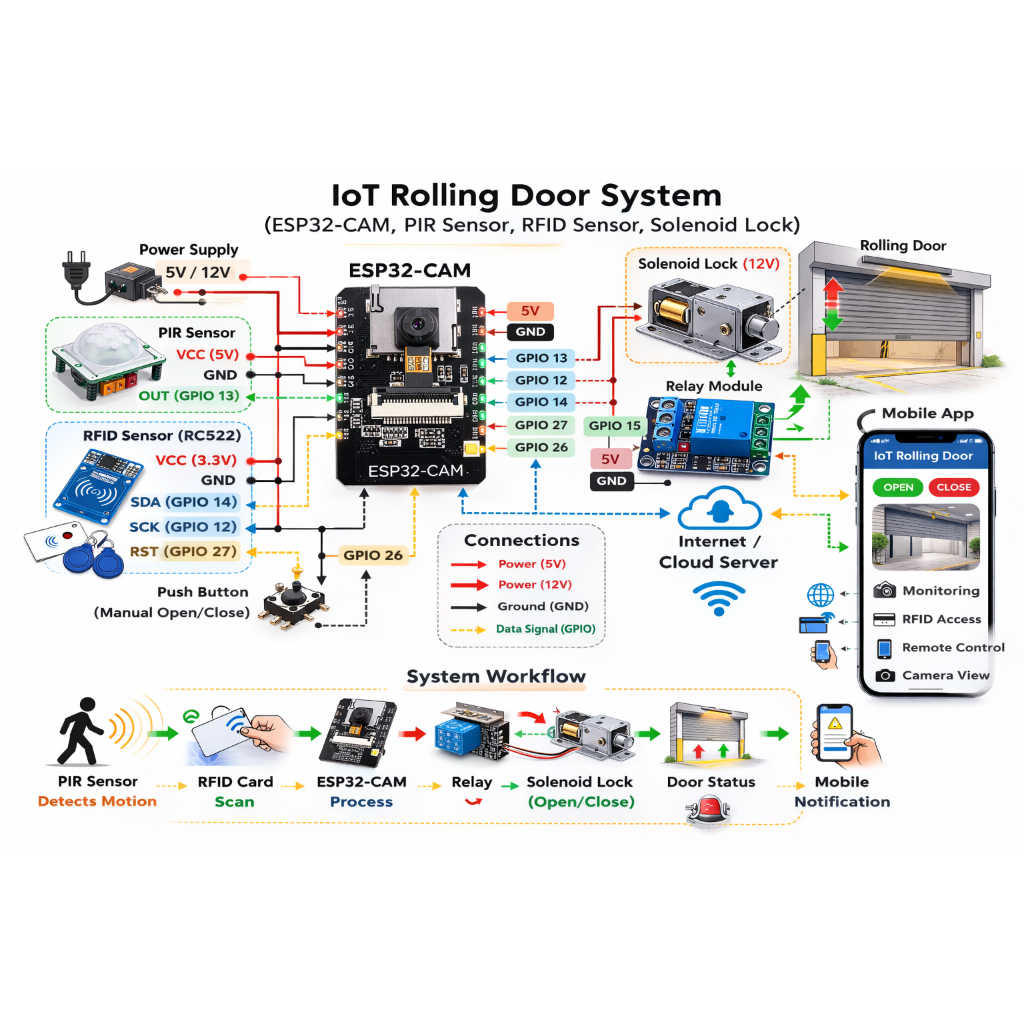Modul IoT Rolling Door