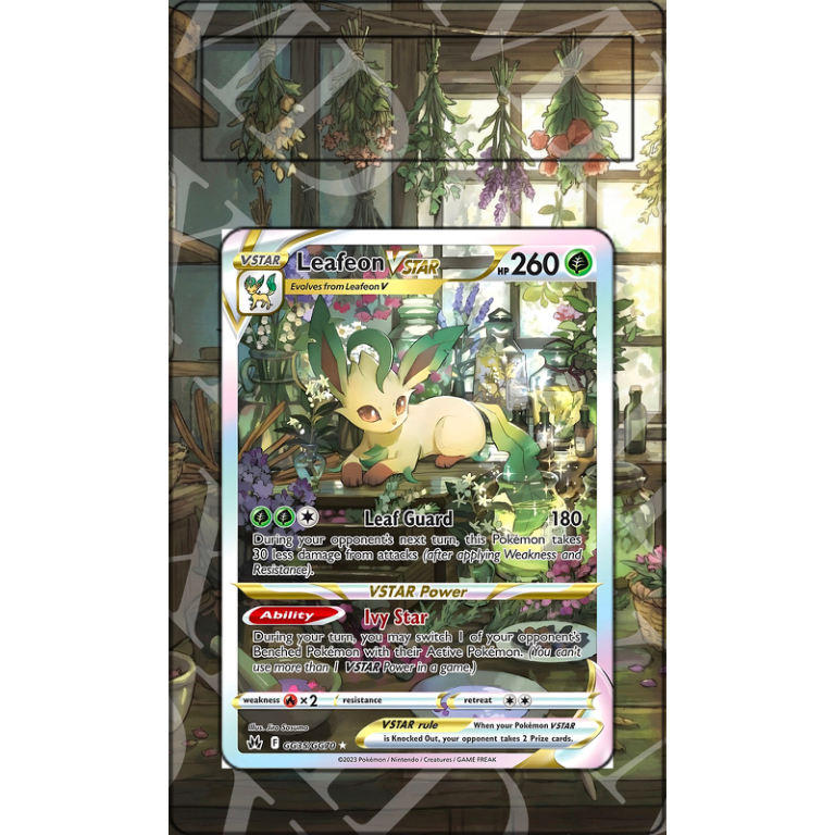 Leafeon VSTAR #GG35 Pokemon Crown Zenith (Extended Art)