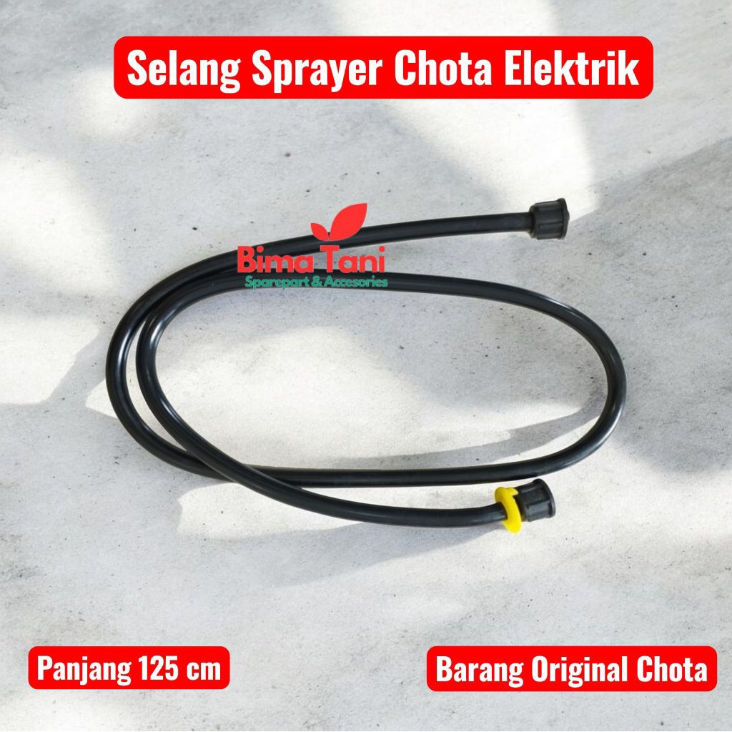 Selang Sprayer Chota Elektrik 16 Liter panjang selang 125cm ORIGINAL