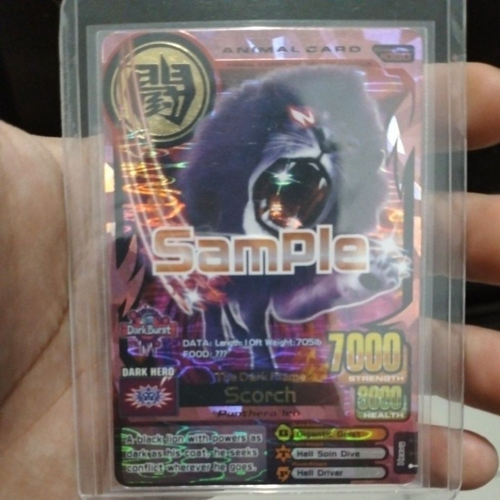Animal Kaiser Scorch Sample Ver 5 Reprint Original 100%