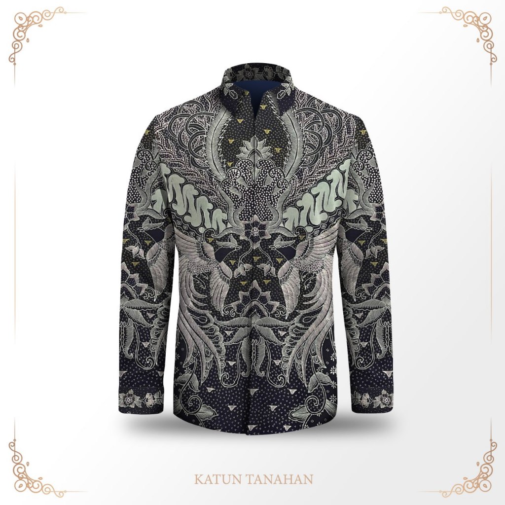 Kemeja pria lengan panjang batik tulis exclusive pola baju batik pria bahan katun premium batik tuli