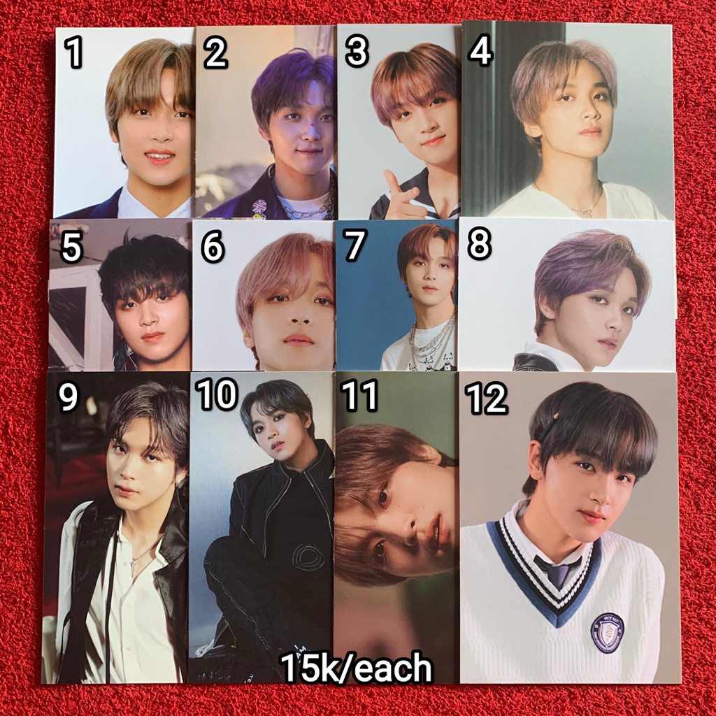 postcard official haechan nct dream 127 u earthquake the dream show tds hello future back to school 
