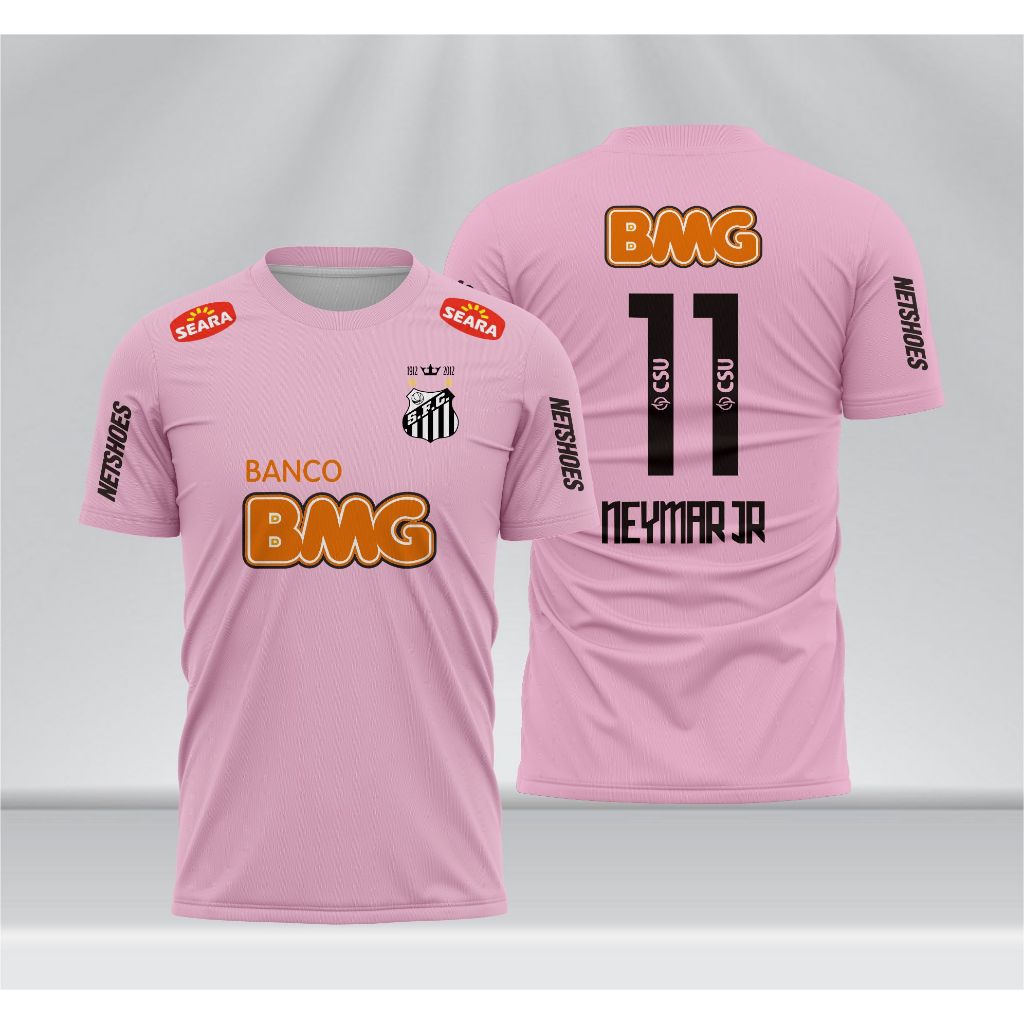 Jersey Santos FC NEYMAR Pink 2011 2012