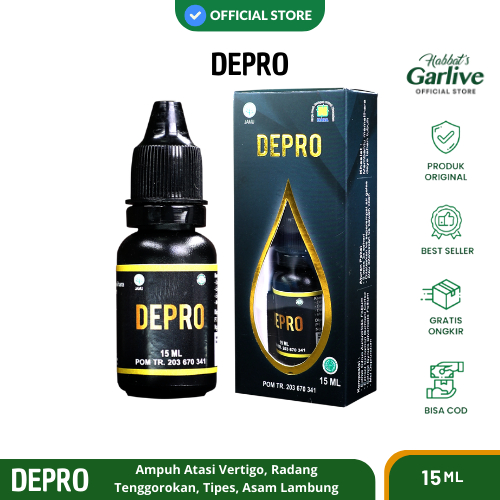 DEPRO ENZYME Herbal Alami Original NASA Ampuh Atasi Vertigo, Radang Tenggorokan, Tipes, Asam Lambung