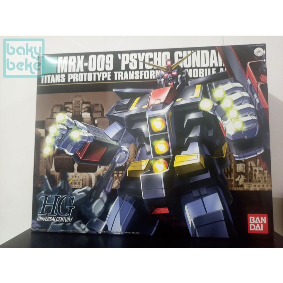 Bandai 1/144 HG HGUC MRX-009 Psycho Gundam (sudah rakit)
