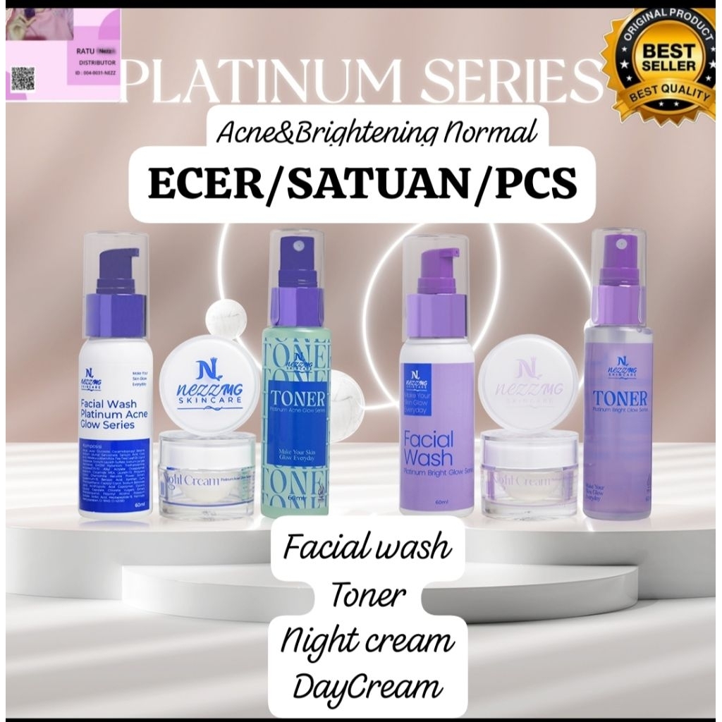 Ecer/Satuan/Pcs Nezzmg PLATINUM Acne&BrightNormal
