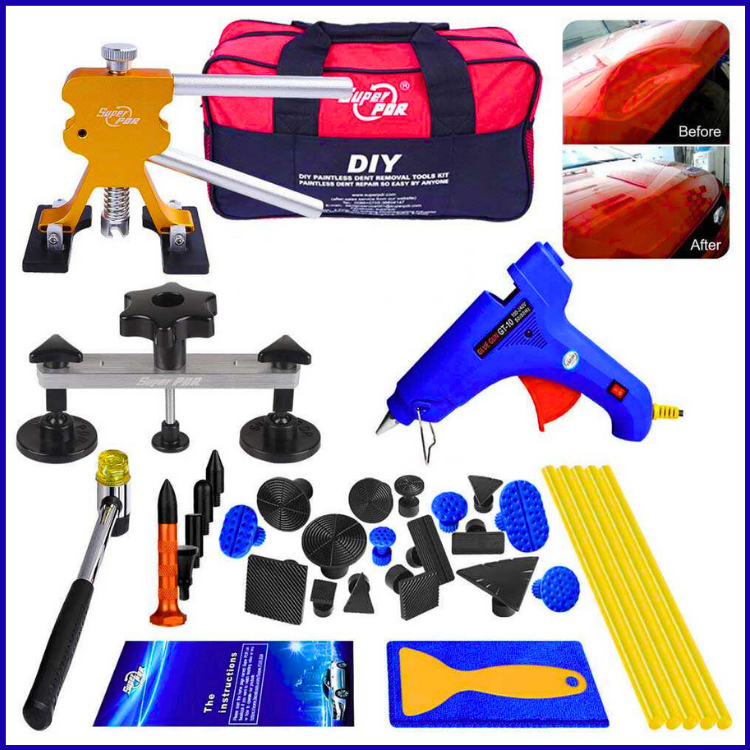 COD Alat Ketok Mejik Paket Lengkap PDR Alat Reparasi bodi Mobil motor  Penyok Ketok Magic Repair