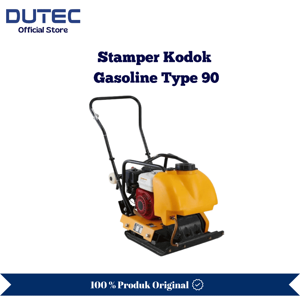 DUTEC Stamper Kodok Gasoline Type 90 / Plate Compactor / Plate Stamper / Stamper Kodok Pemadat Tanah