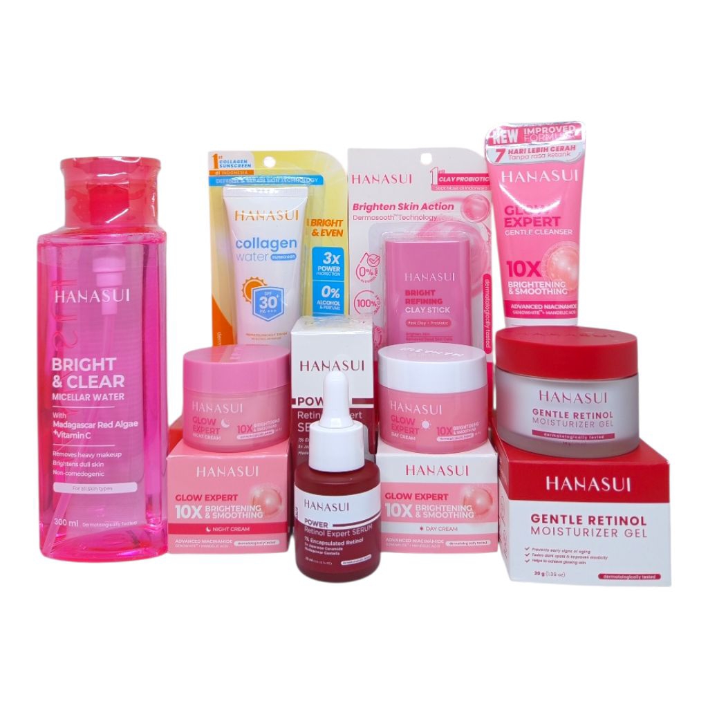 Hanasui Paket Skincare Lengkap Mencerahkan