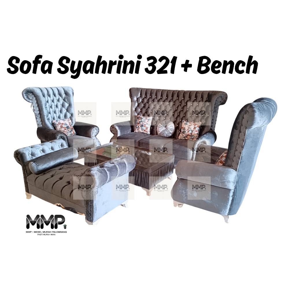 Sofa Tamu Model Syahrini | Kursi Tamu Moderen Jumbo 2111 | Sofa Syahrini Palembang