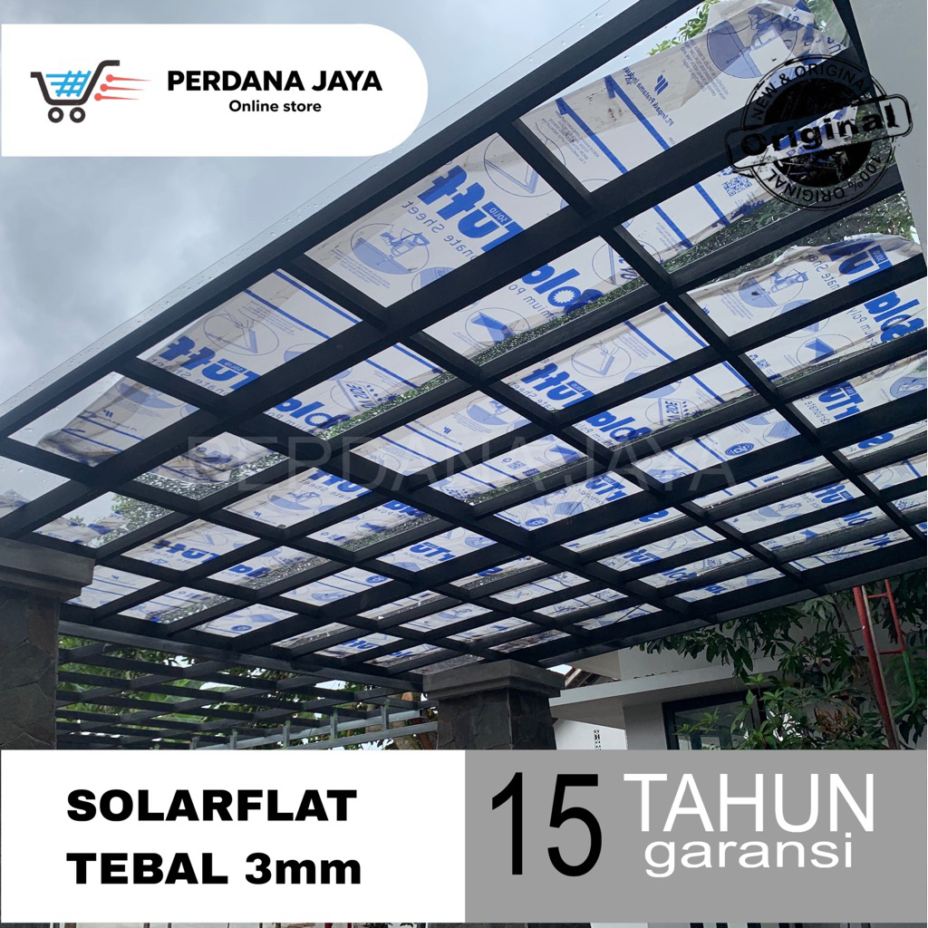 SOLARFLAT 3MM CLEAR || SOLARFLAT JOGJA HARGA PER METER