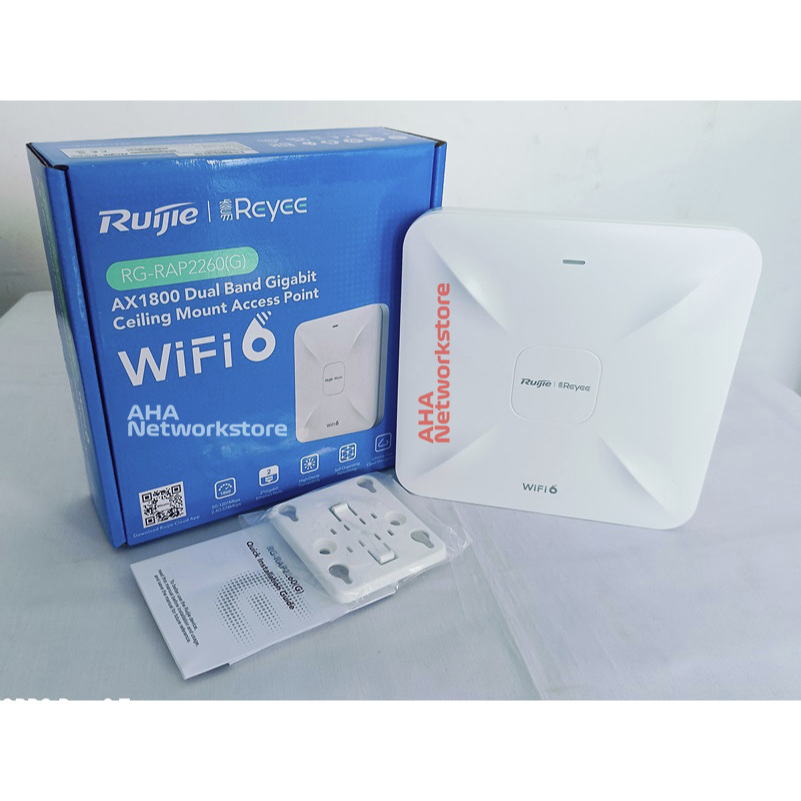 RAP2260-G Ruijie RAP2260G AX1800 WiFi6 Dualband 2*Gigabit Port Ceiling Access Point Ruijie RG-RAP226