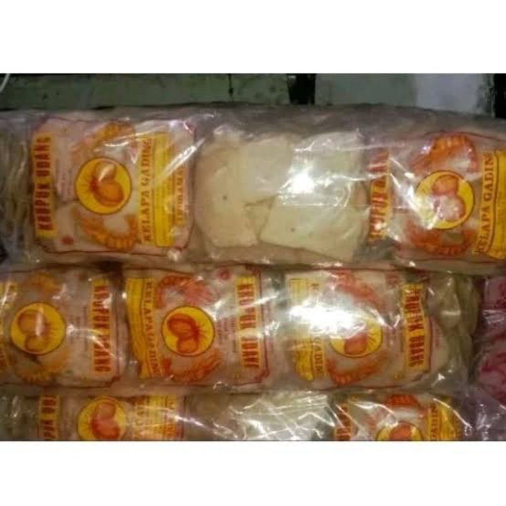 5kg / 1ball kerupuk udang Indramayu kelapa gading