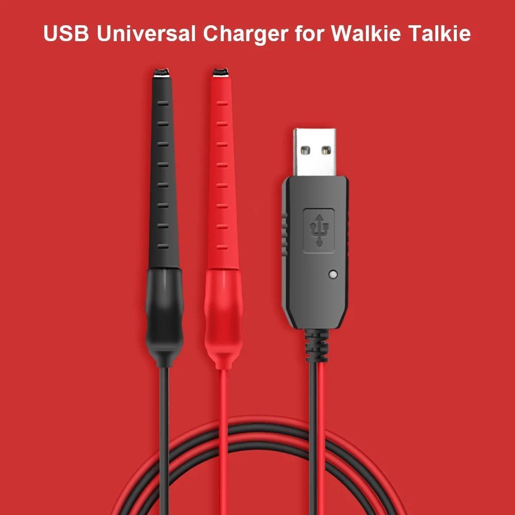Kabel Charger Baterai HT Walkie Talkie Alligator USB Baofeng
