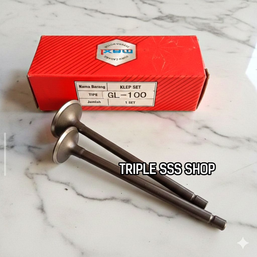 KLEP SET PAYUNG MAX1 HONDA GL 100 / GL100 / GL 100 PLATINA / GL 100 CDI