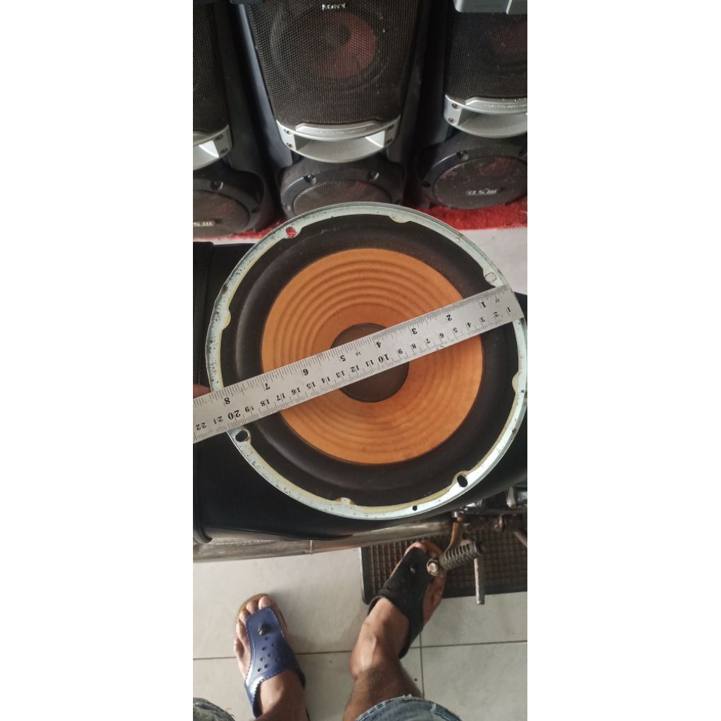 subwoofer/woofer sony zux10d 8" ori copotan harga/pcs