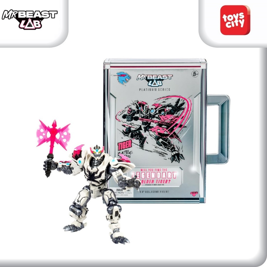 Mr Beast Lab Platinum Series Tiger Battle Titan or Will You Find Legendary Golden Tiger?