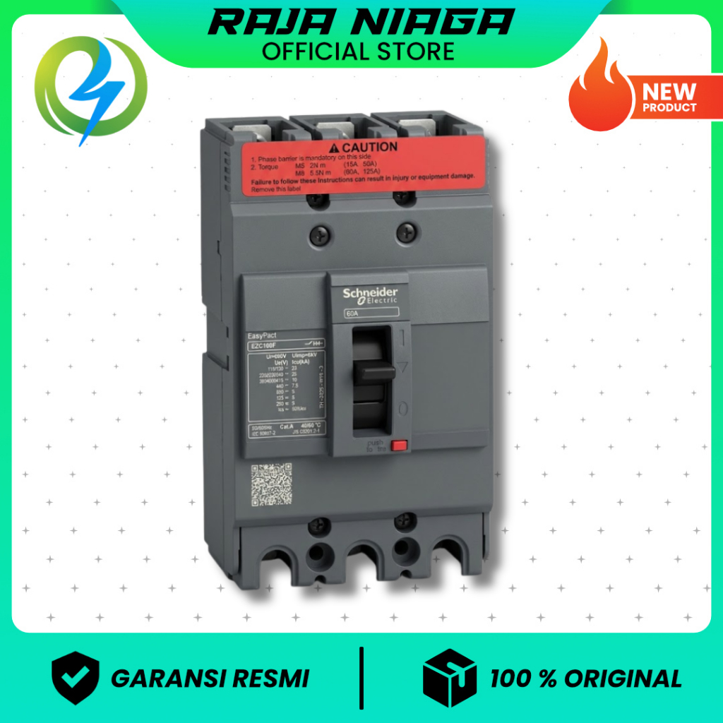 Mccb 3p 60a Schneider