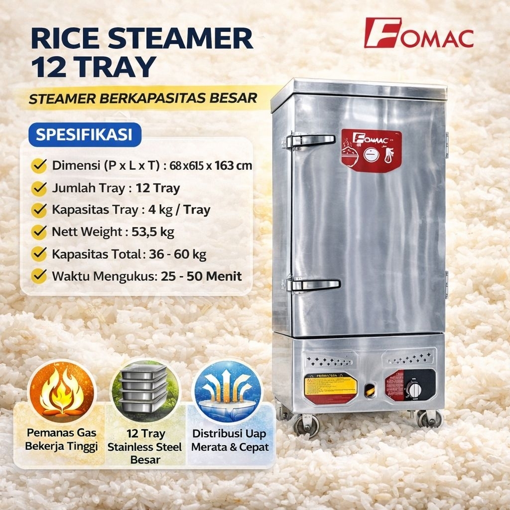 RICE STEAMER (FOMAC) RSC-GYJ12