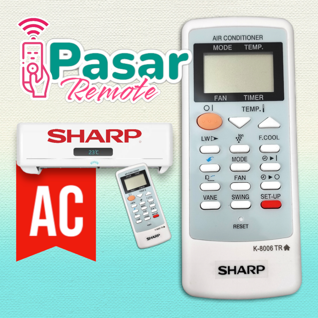 Remote / Remot AC SHARP INVERTER ION