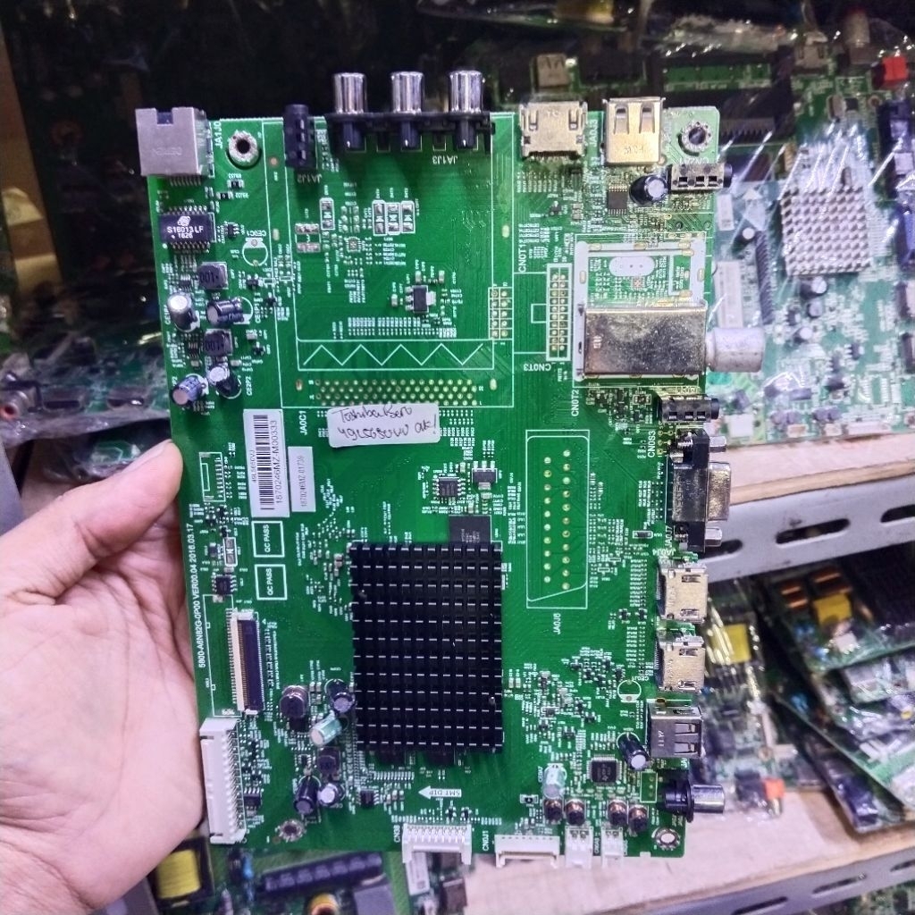 MAINBOARD TOSHIBA 49L5650VJ / MB MOBO MODUL / MESIN TV LED TOSHIBA 49L5650 VJ