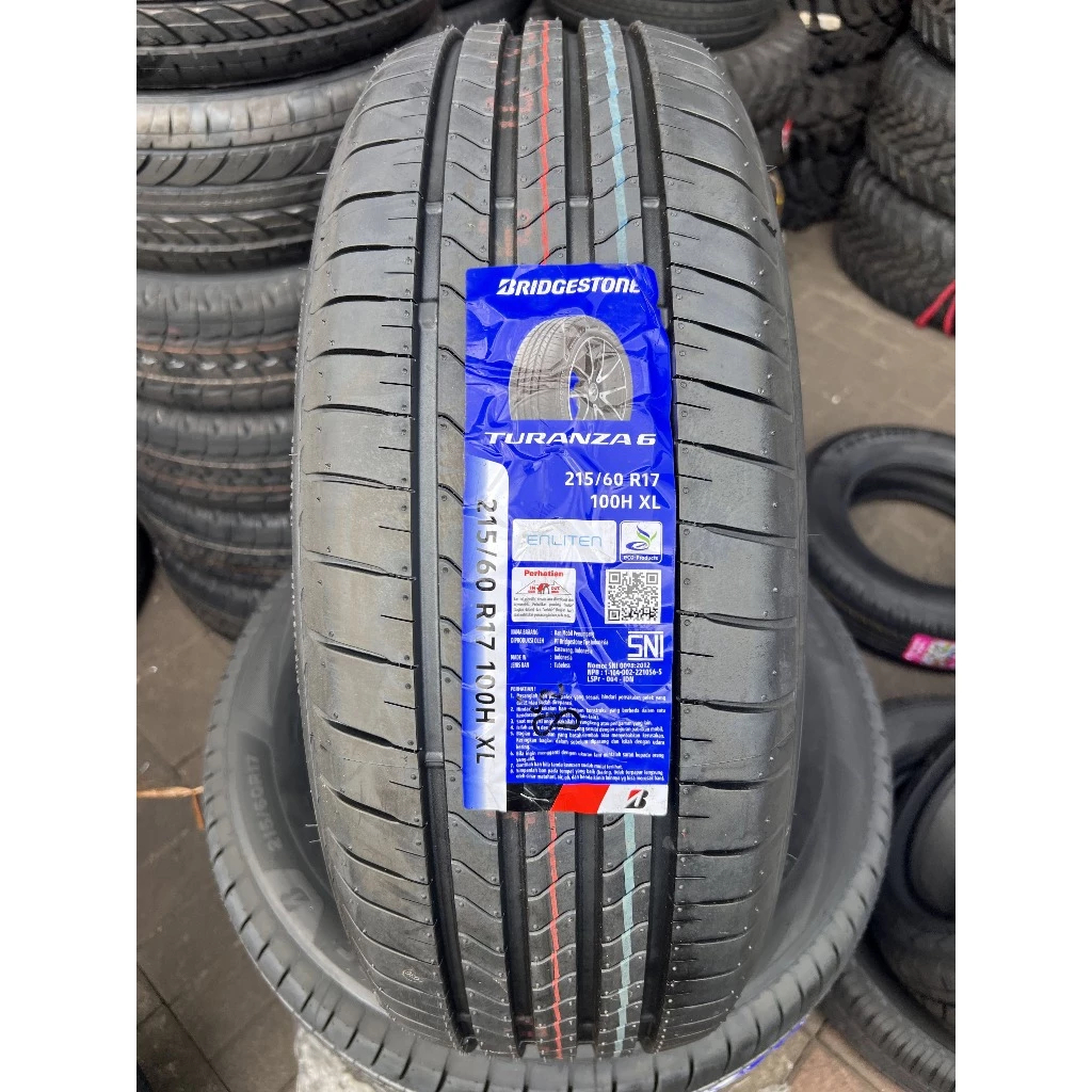 ban 215 60 R17 BRIDGESTONE TURANZA 6 ban mobil ring 17 turanza 6 untuk trios rush innova dll