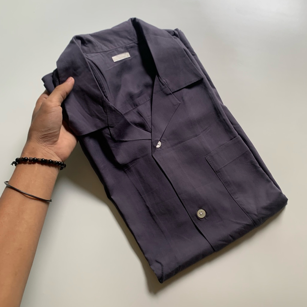 Open collar shirt Uniqlo By GU Lilac
