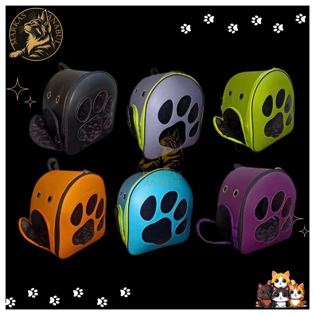 AM Pet Travel Bag TB #02 Ransel Kulit Anabul ~ Pet Cargo