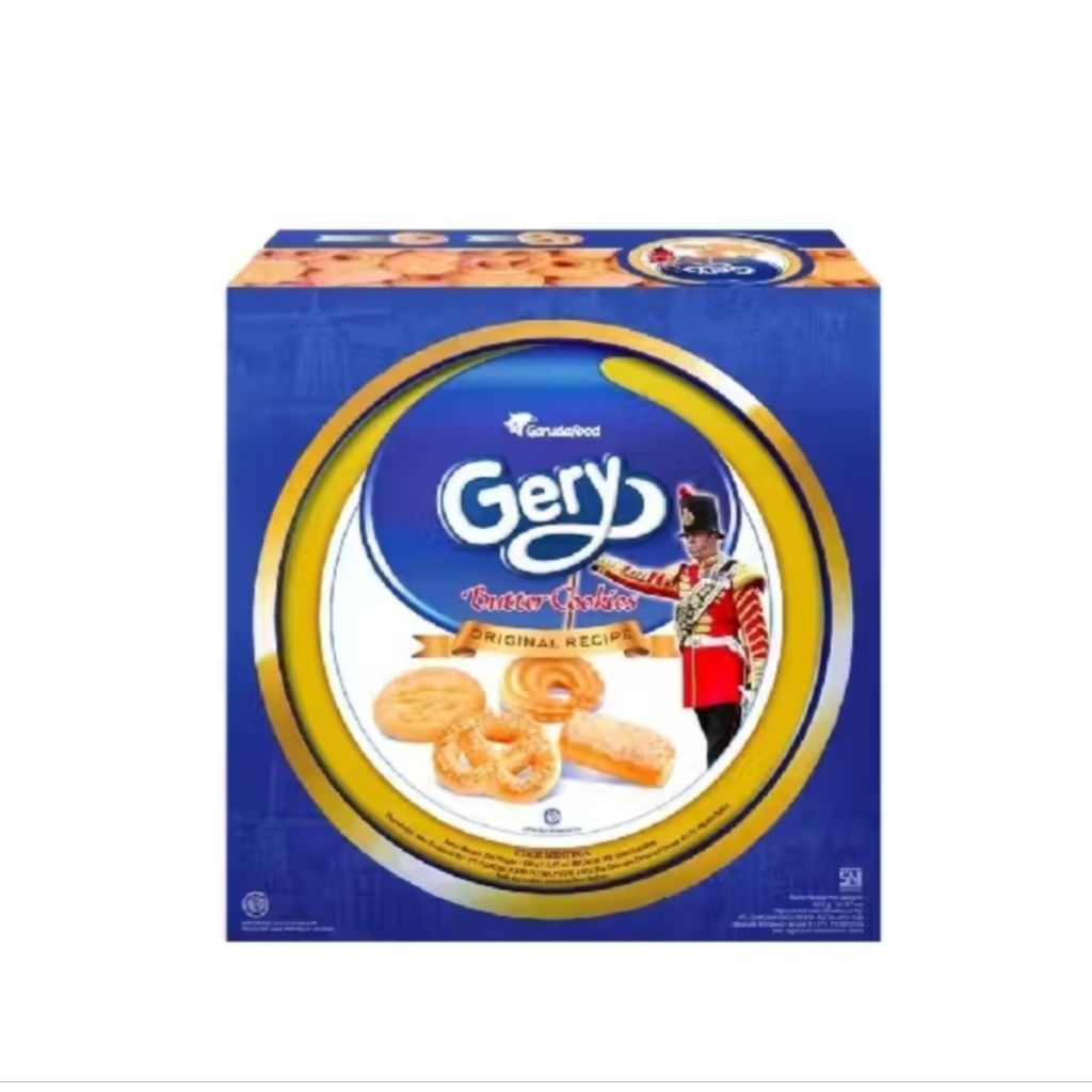 Gery Biskuit Butter Cookies Kaleng 450gr