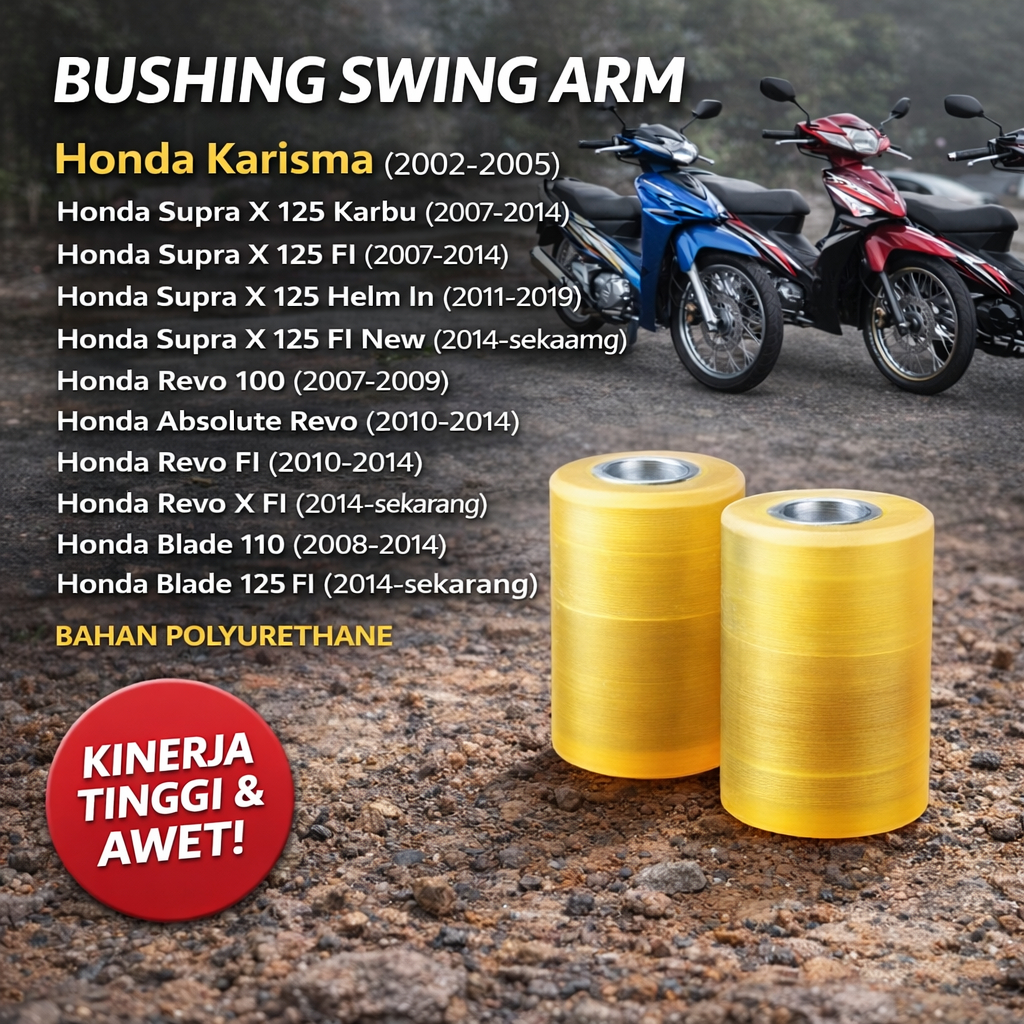Bush Fork Arm Bosh Swing Arm Supra X 125 Absolute Revo Blade Karisma Revo 100
