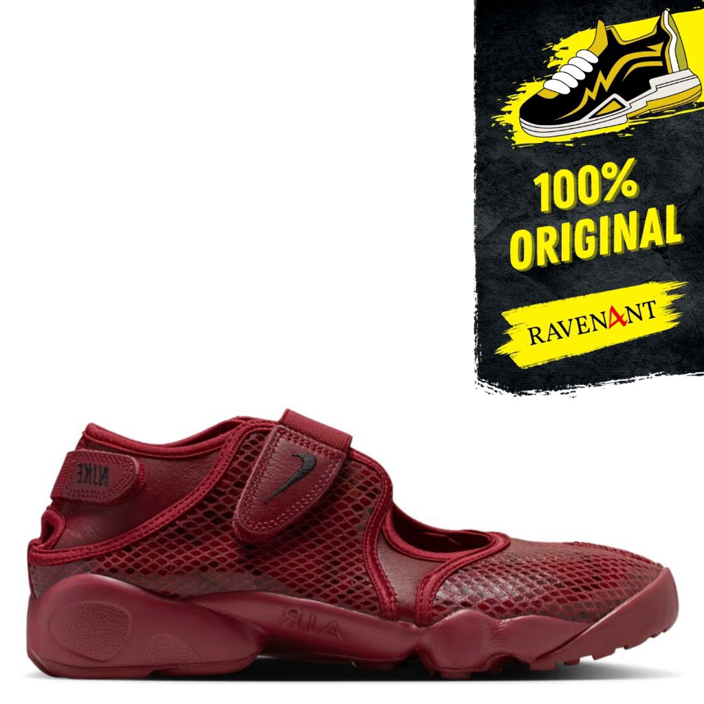NIKE Air Rift Team Red ORIGINAL - Sepatu Sandal Wanita