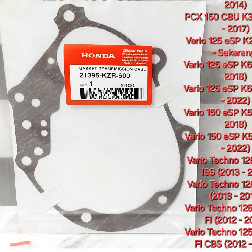 PAKING GARDAN VARIO 125 150 PCX 21395-KZR-600