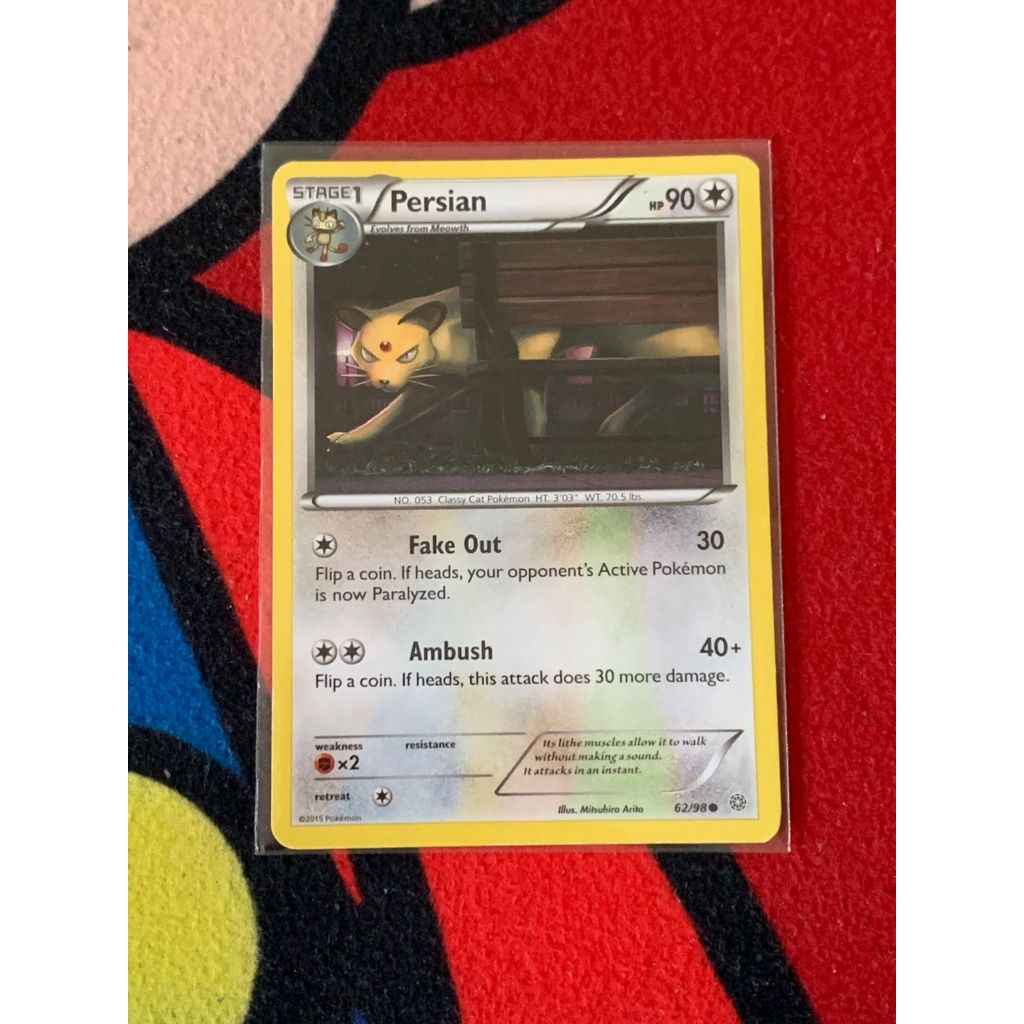 Persian Pokemon English 62/98