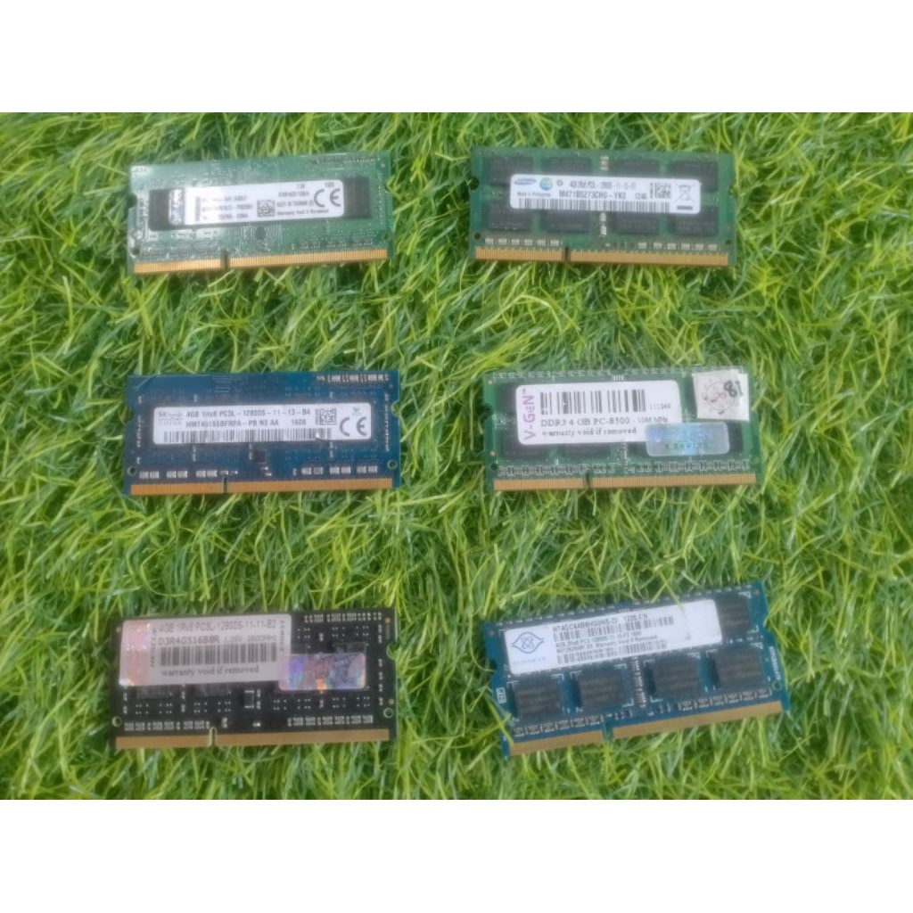RAM Laptop DDR3 4GB Bekas Normal Siap Pakai