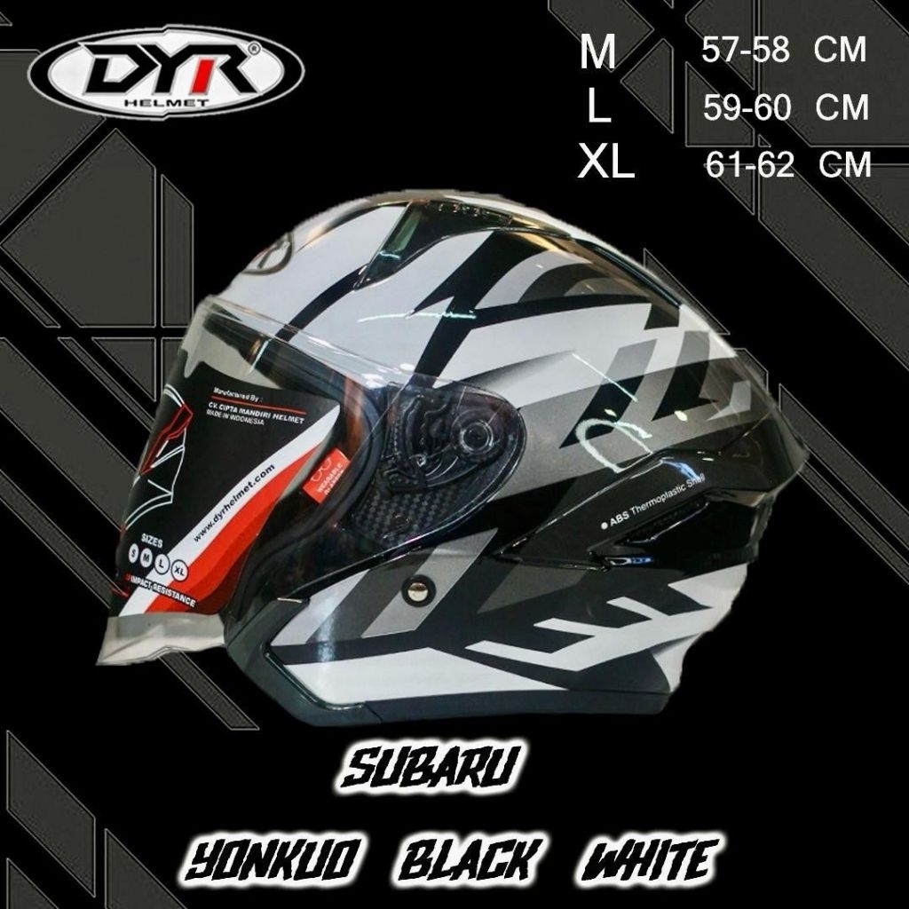 DYR Subaru motif Yonkuo Black silver