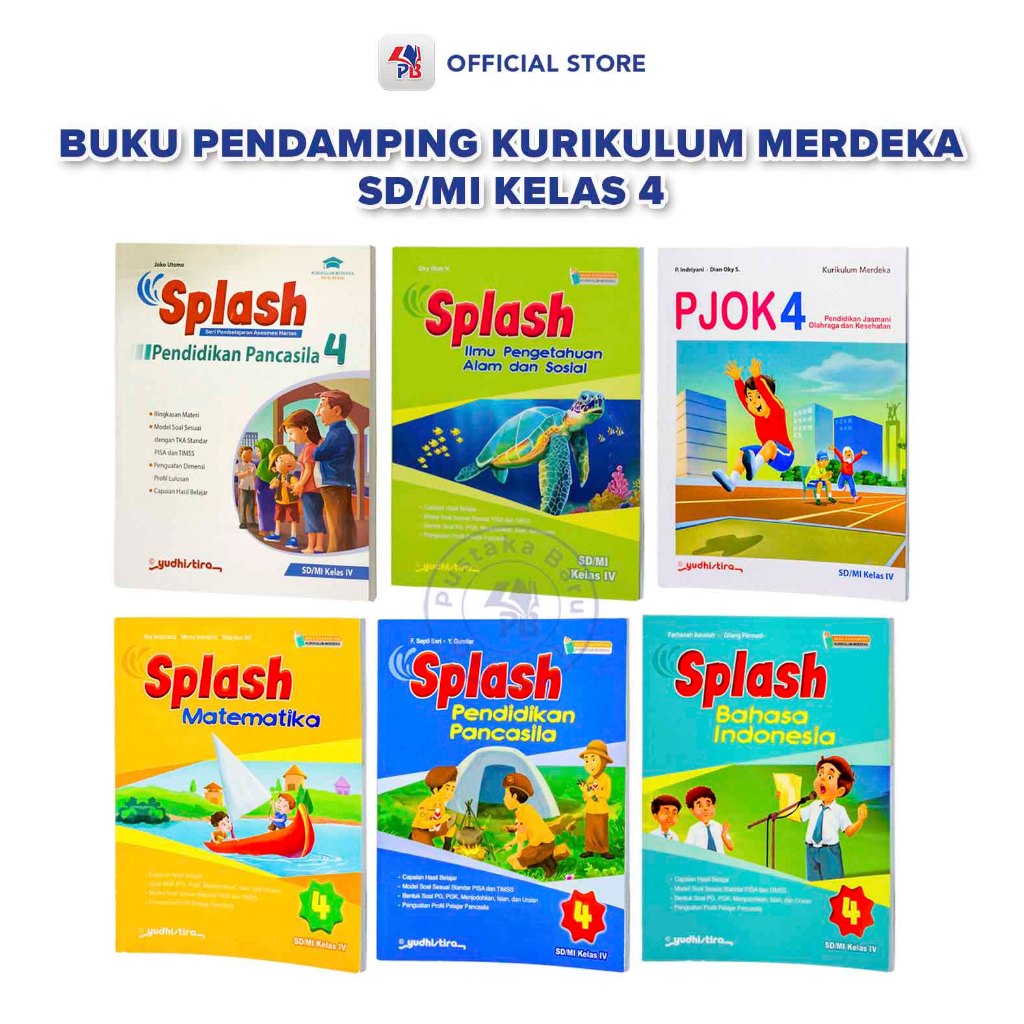 Buku Pendamping kurikulum merdeka SD Mi Kelas 4 / Sinau Basa Jawa  / SPLASH Bahasa Indonesia / Panca