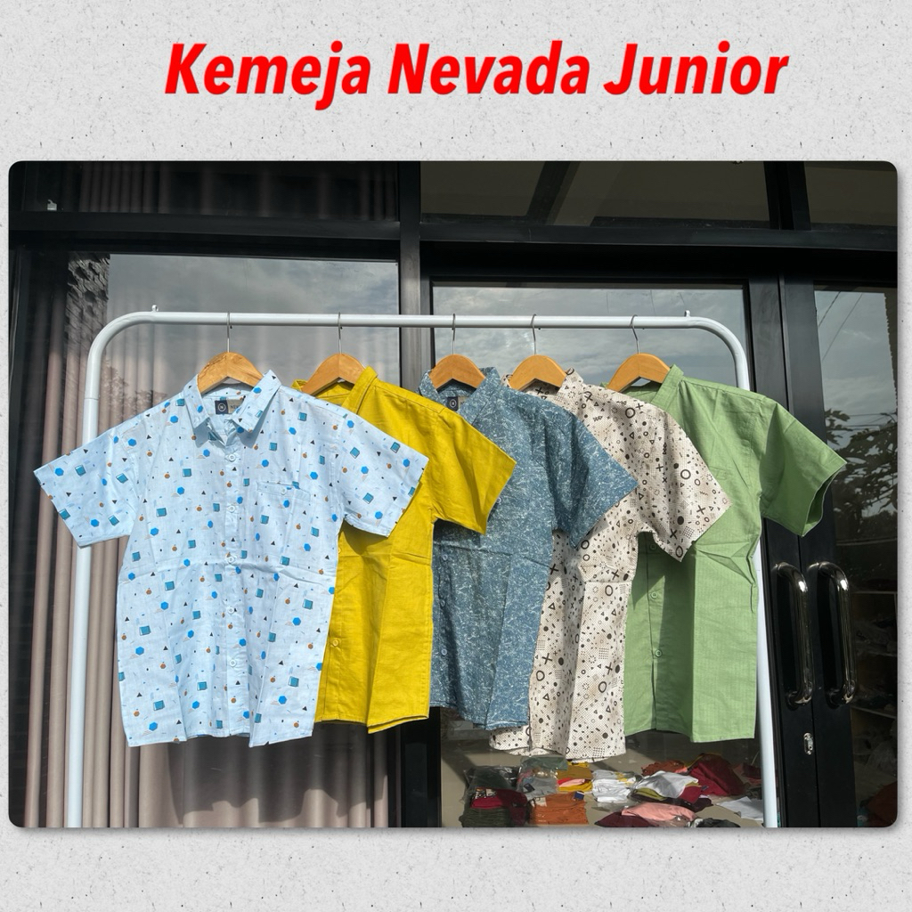 Kemeja Junior - Kemja Nevada Cole Pria - kemeja Original