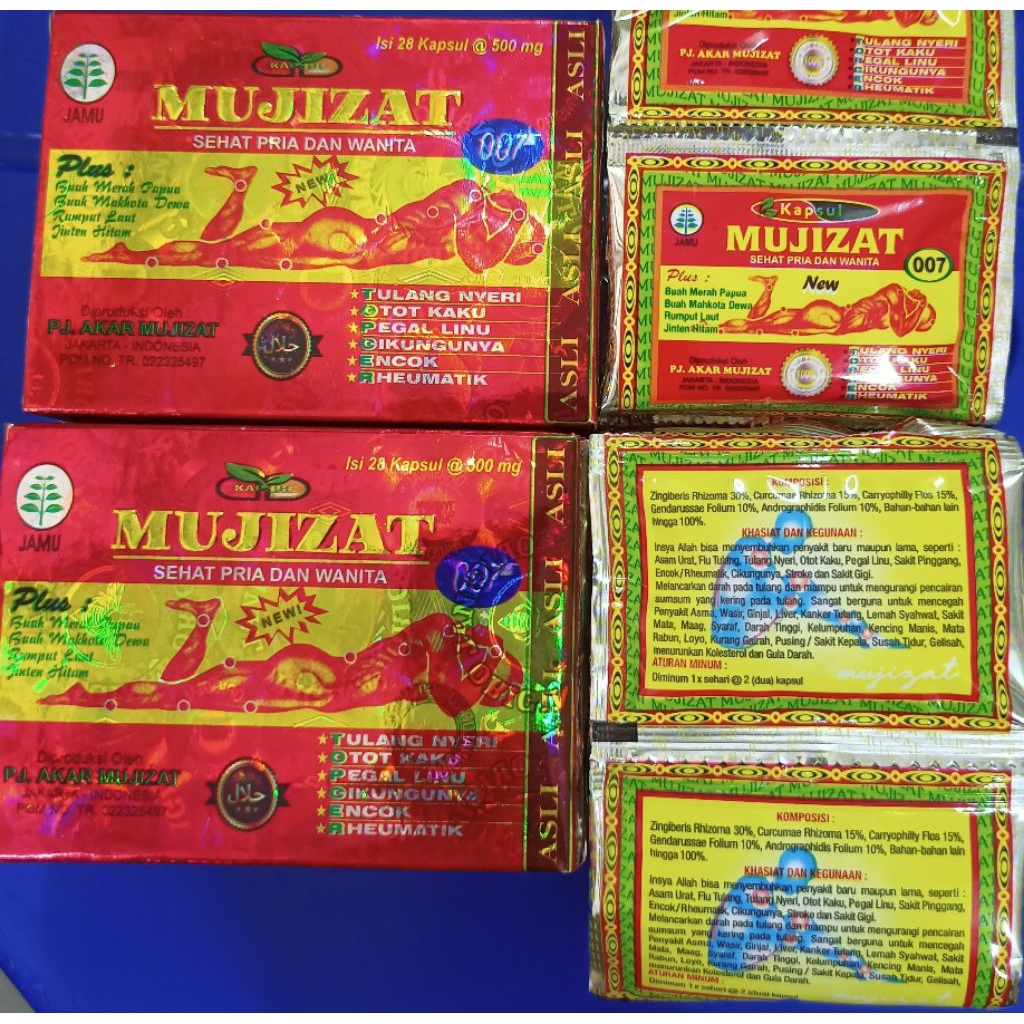 kapsul herbal original mujizat 007