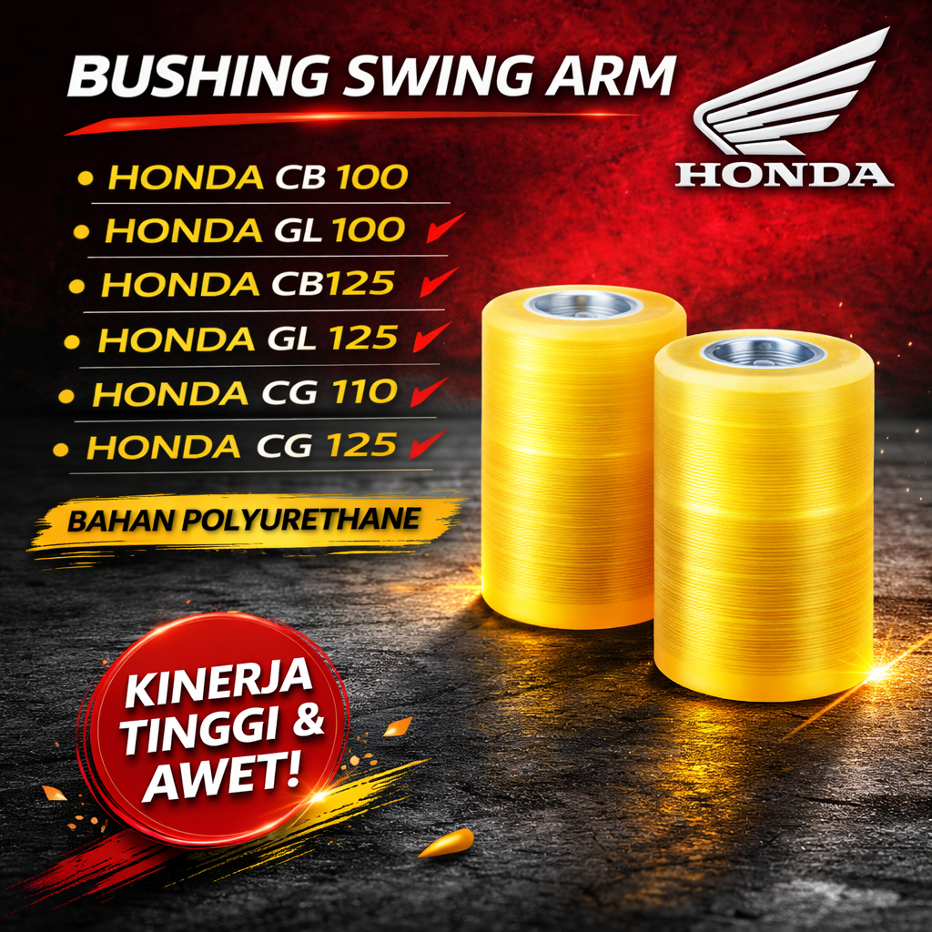 Bosh Arm CB100 GL100 Bushing Arm Honda CB100 GL100 untuk Arm Original Custom Polyurethane