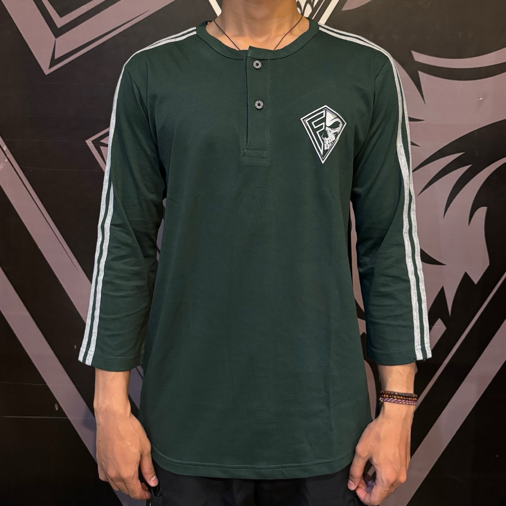 FBN Classic Dark Henley Longsleeve Shirt